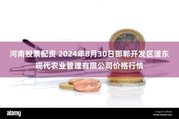 河南股票配资 2024年8月30日邯郸开发区滏东现代农业管理有限公司价格行情