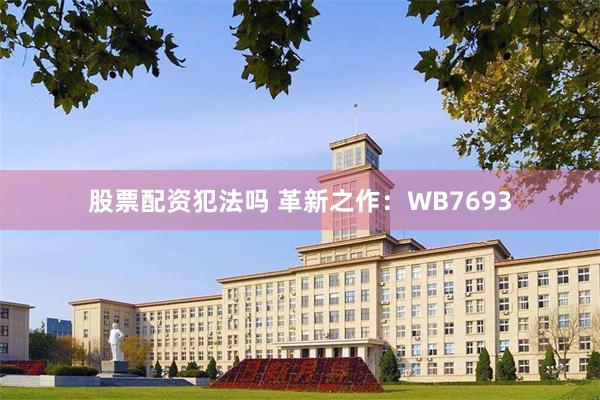 股票配资犯法吗 革新之作：WB7693