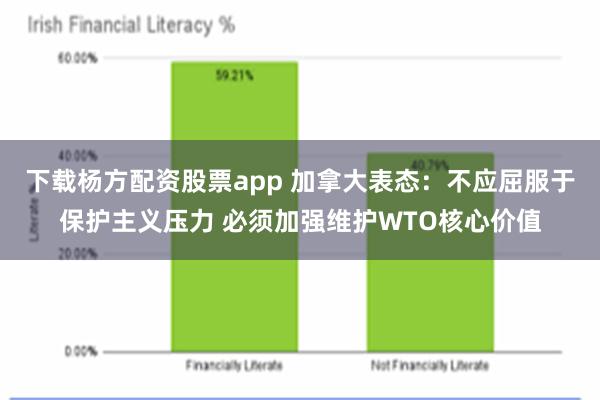 下载杨方配资股票app 加拿大表态：不应屈服于保护主义压力 必须加强维护WTO核心价值